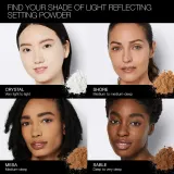 NARS Light Reflecting SETTING POWDER - LOOSE - Розовая светящаяся пудра, 11 г, оттенок CRYSTAL — фото 4