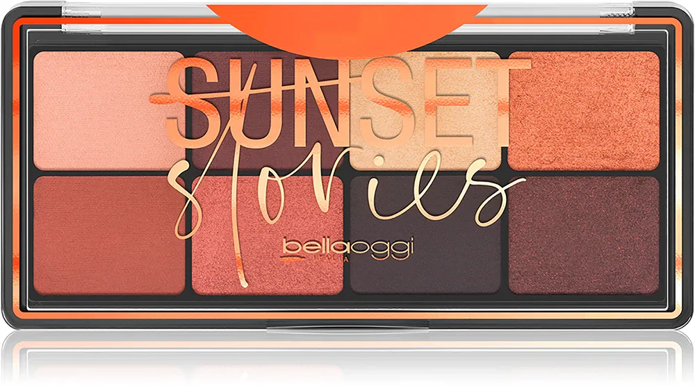 bellaoggi Sunset Stories - Палетка теней для век: палетка теней для век 8 цветов, 9.5 г, оттенок Deep Nude
