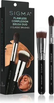 Sigma Beauty Brush Duo Flawless Complexion - Набор кистей для идеального макияжа, 2 шт