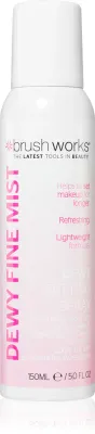 Brushworks Dewy Fine Mist - Спрей для фиксации макияжа, 150 мл