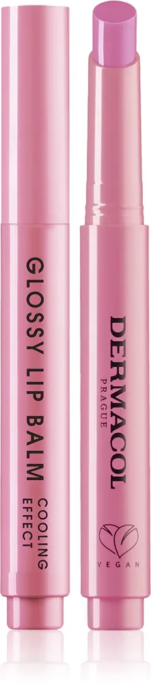 Dermacol Glossy Lip Balm - Уходовый блеск для губ с охлаждающим эффектом, 2.2 г, оттенок аромат  06 Blackberry