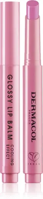 Dermacol Glossy Lip Balm - Уходовый блеск для губ с охлаждающим эффектом, 2.2 г, оттенок аромат  06 Blackberry
