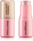 Dermacol Beauty Stick Highlight - Розовый крем-хайлайтер в стике, 7 г, оттенок 02 Gold Diamond — фото 1