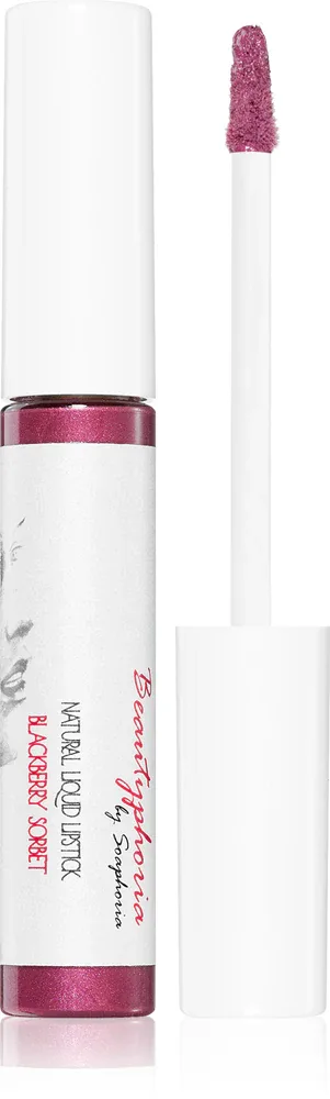 Soaphoria Beautyphoria Liquid Lipstick - Помада в жидкой форме, 7 г, оттенок Blackberry Sorbet