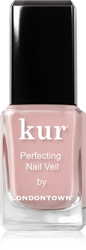 Лак для ногтей LONDONTOWN Kur Perfecting Nail Veil укрепляющий, с блестящим финишем, 12 мл, оттенок 4