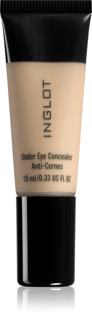 Корректор для лица Inglot Under Eye Concealer кремовый, с высокой степенью покрытия, увлажняющий, 10 мл, оттенок 92