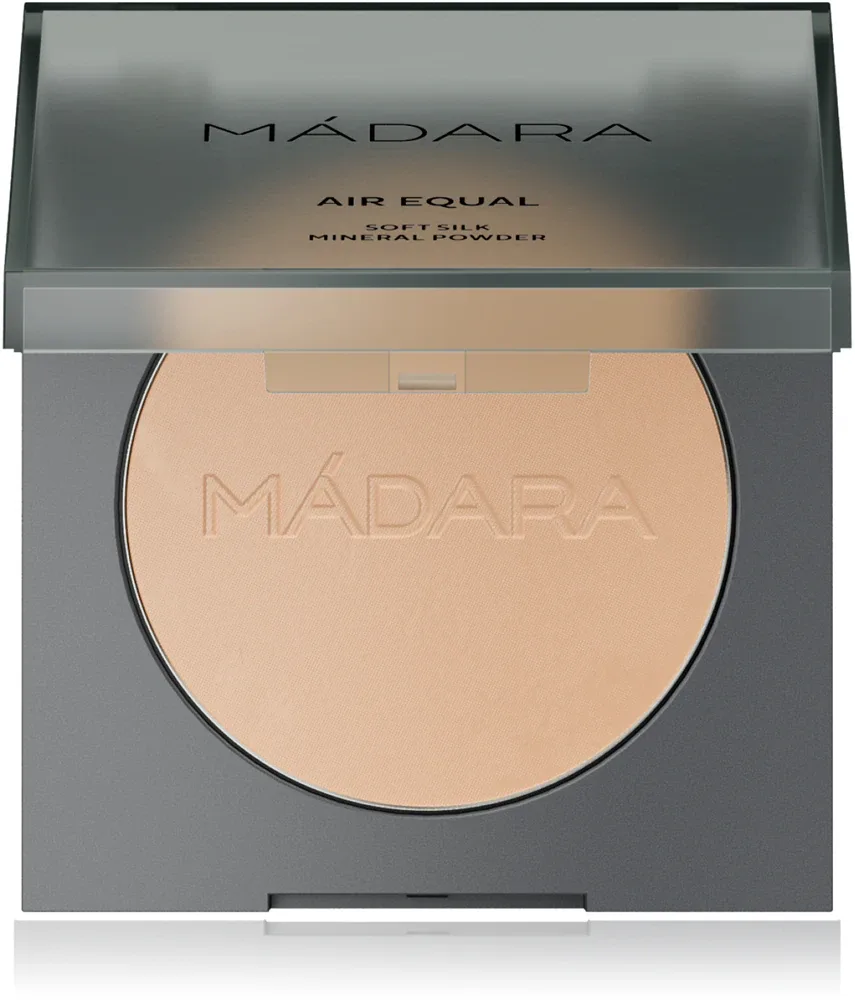 MÁDARA Air Equal - Пудра MADARA Air Equal прозрачная, матирующая, 9 г, 9 г, оттенок #2 Beige