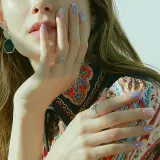 Гель-стикеры для ногтей ohora Gel Nail Sticker N Afterglow, набор оттенков с глиттером, 30 шт, оттенок ND-196 — фото 3