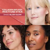 Мультифункциональный стик с коллагеном Peter Thomas Roth FIRMx Collagen Bounce Stick для щёк и губ, 16 г, оттенок Blush Glow — фото 2