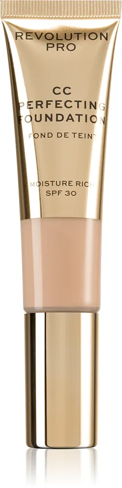 Revolution PRO CC Perfecting - Увлажняющий тональный крем с эффектом выравнивания SPF 30, 26 мл, оттенок F1