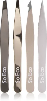 Пинцет для бровей So Eco Tweezer Set Rose Gold, розовое золото