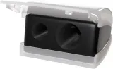 Точилка для косметических карандашей ZOEVA Velvet Love Duo Sharpener с двумя отверстиями, 1 шт — фото 3