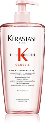 Kerastase Genesis Bain Hydra-Fortifiant - Укрепляющий шампунь для слабых волос с склонностью к выпадению, 500 мл (KER04449)