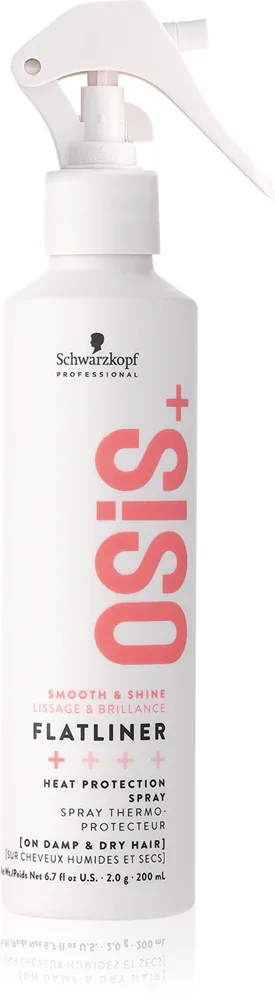 Schwarzkopf Professional Osis+ Flatliner - Спрей для защиты волос от высокой температуры, 200 мл