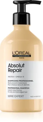 L’Oreal Professionnel Serie Expert Absolut Repair - Шампунь для глубокого восстановления сухих и поврежденных волос, 500 мл (LOP13644)