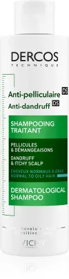 Vichy Dercos Anti-Dandruff - Шампунь против перхоти для нормальных и склонных к жирности волос