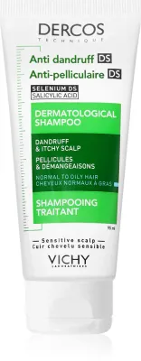 Vichy Dercos Anti-Dandruff - Шампунь против перхоти для нормальных и склонных к жирности волос, 95 мл