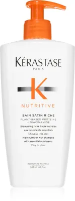 Kerastase Nutritive Bain Satin Riche - Интенсивно питательный шампунь, 500 мл (KER04563)