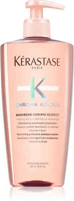 Kerastase Chroma Absolu Bain Riche Chroma Respect - Питательный шампунь для окрашенных волос, 500 мл