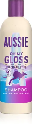 Aussie Oh My Gloss Shampoo - шампунь для придания блеска и смягчения волос