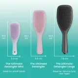 Tangle Teezer Ultimate Detangler Midnight Black - Плоская щетка для всех типов волос Midnight Black (Schwartz), 1 шт — фото 3