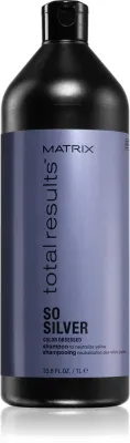 Matrix So Silver - Шампунь для нейтрализации желтых оттенков, 1000 мл