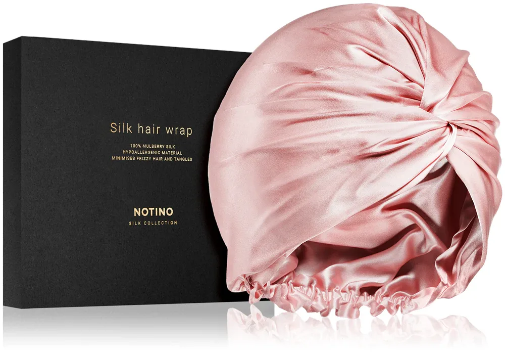 Тюрбан для волос Notino Silk Collection Hair wrap шёлковый, на резинке, в подарочной упаковке, 1 шт