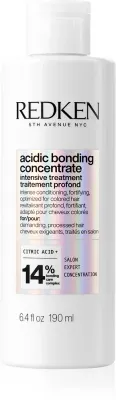 Redken Acidic Bonding Concentrate - Питательное предварительное уходовое средство для поврежденных волос, 190 мл