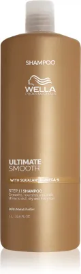 Wella Professionals Ultimate Smooth Shampoo - Шампунь для интенсивного питания, придания блеска и смягчения волос, 1000 мл