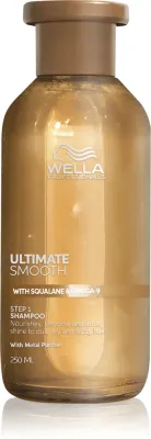 Wella Professionals Ultimate Smooth Shampoo - Шампунь для интенсивного питания, придания блеска и смягчения волос, 250 мл