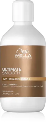 Wella Professionals Ultimate Smooth Shampoo - Шампунь для интенсивного питания, придания блеска и смягчения волос, 100 мл