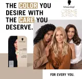 Schwarzkopf Creme Supreme - стойкая краска для волос, 60 мл, оттенок 1-1 Cool Black — фото 3