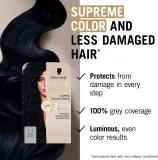 Schwarzkopf Creme Supreme - стойкая краска для волос, 60 мл, оттенок 1-1 Cool Black — фото 4