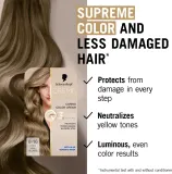 Schwarzkopf Creme Supreme - стойкая краска для волос, 60 мл, оттенок 8-16 Cool Ash Light Blonde — фото 4