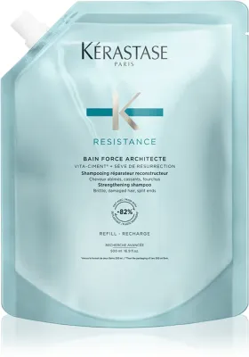 Kerastase Resistance Bain Force Architecte - Укрепляющий шампунь для ослабленных и слегка поврежденных волос, 500 мл (KER04770)