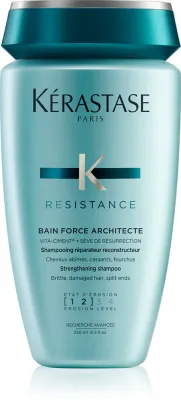 Kerastase Resistance Bain Force Architecte - Укрепляющий шампунь для ослабленных и слегка поврежденных волос, 250 мл