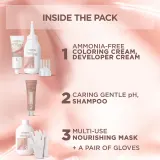 L’Oreal Paris Excellence Universal Nudes - стойкая краска для волос, 1 шт, оттенок 3U — фото 3