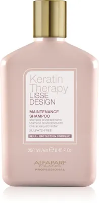 Alfaparf Milano Keratin Therapy Lisse Design - Нежный шампунь для придания блеска и мягкости волосам, 250 мл