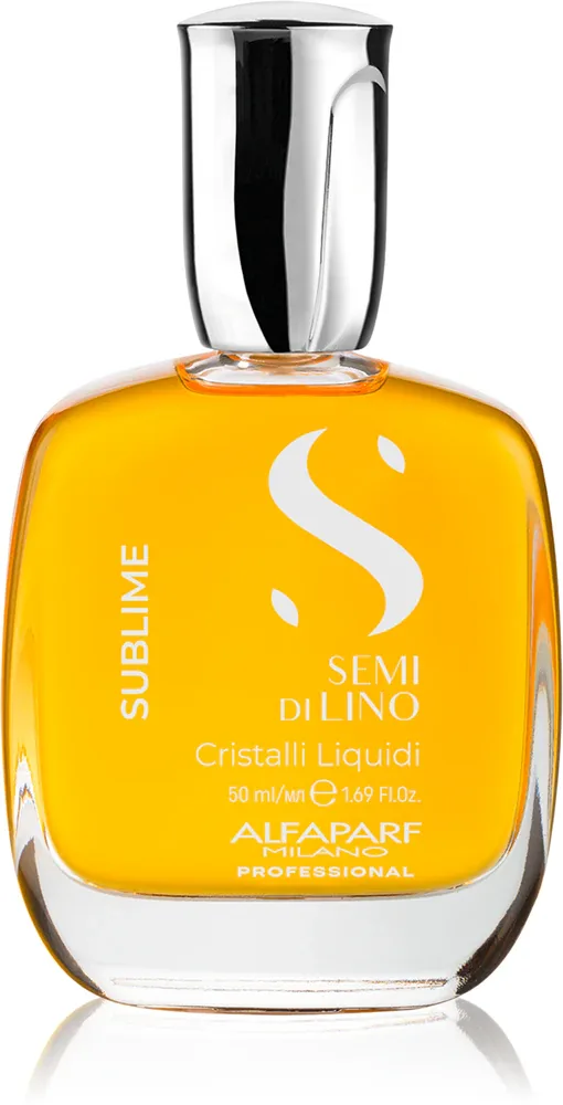 Alfaparf Milano Semi di Lino Sublime Cristalli - Масло для волос, увлажняющее для придания блеска и мягкости