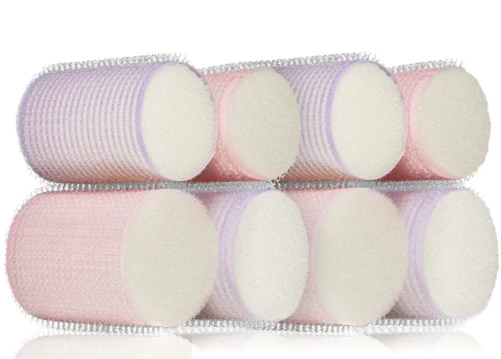 Бигуди для волос BrushArt Hair Foam hair rollers поролоновые, самофиксирующиеся, 8 шт