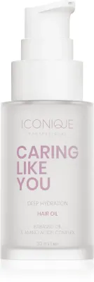 ICONIQUE Professional CARING LIKE YOU Deep Hydration - Масло для волос: Олейк навильжающий до влосов сухых и знищоних, 30 мл
