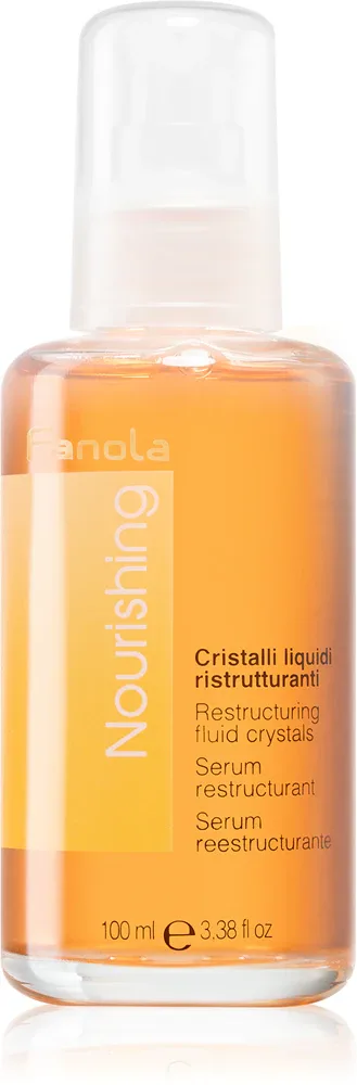 Fanola Nourishing Cristalli Liquidi - Масло серум для сухих и поврежденных волос, 100 мл
