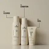 Schwarzkopf Professional Blondme Bond Repair Sealing Balm - Увлажняющий бальзам для волос против пушистости, 75 мл — фото 7
