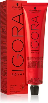 Стойкая крем-краска для волос Schwarzkopf Professional IGORA Royal, окрашивание седины, 60 мл, оттенок 8-19