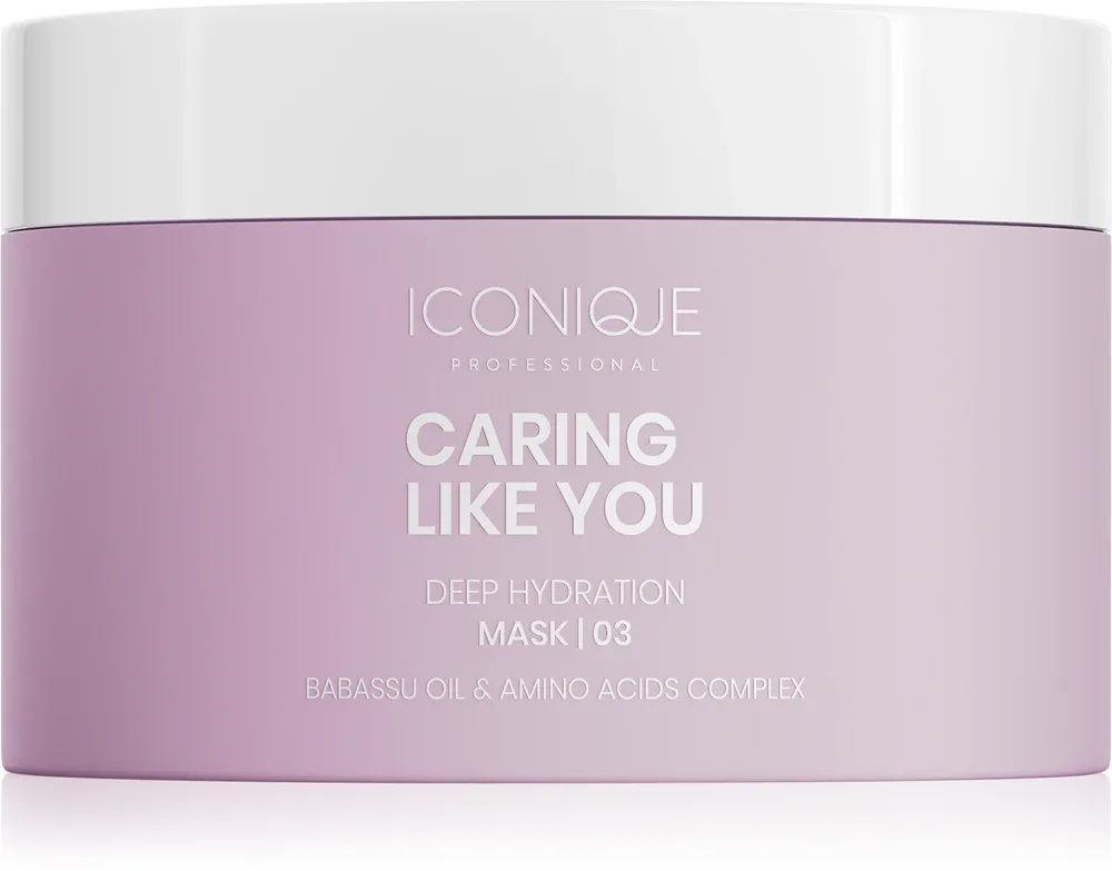 ICONIQUE Professional CARING LIKE YOU Deep Hydration - Маска для волос глубокого увлажнения для сухих и поврежденных волос