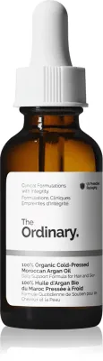 The Ordinary 100% Organic Cold Pressed Moroccan Argan Oil - Крем для лица с 100% аргановым маслом, 30 мл