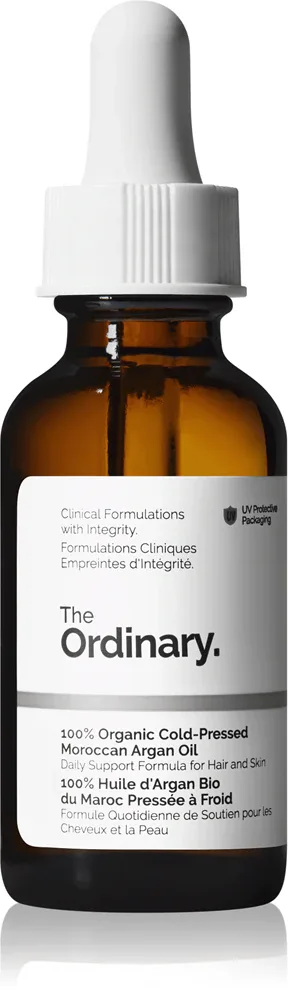 The Ordinary 100% Organic Cold Pressed Moroccan Argan Oil - Крем для лица с 100% аргановым маслом, 30 мл