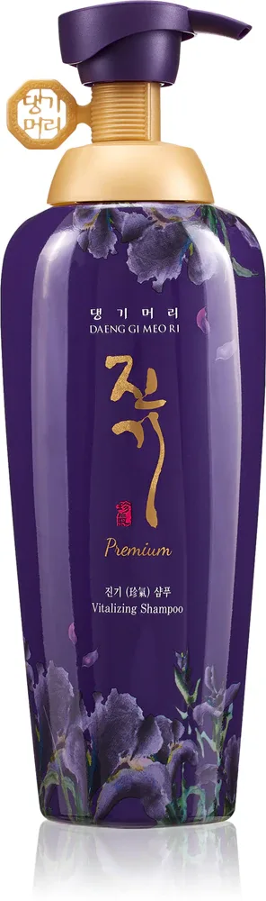 DAENG GI MEO RI Jin Gi Premium Vitalizing Shampoo - Регенерирующий шампунь для очень поврежденных волос, стимулирующий их рост, 500 мл