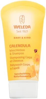 Weleda Baby and Child - Шампунь и гель для детей, nagietek 20 мл