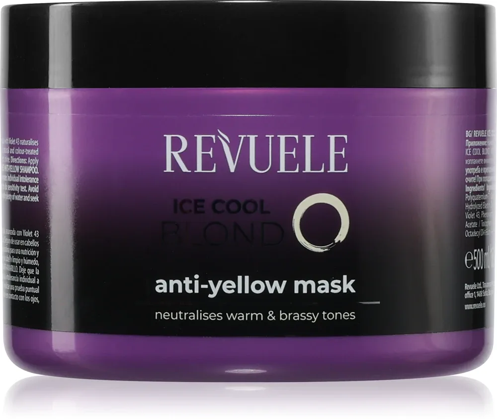 Revuele Ice Cool Blond - Маска против желтых оттенков для блонд волос, 500 мл